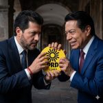 Mario Delgado y Lobo Román se ‘huachicolean’ al PRD CDMX
